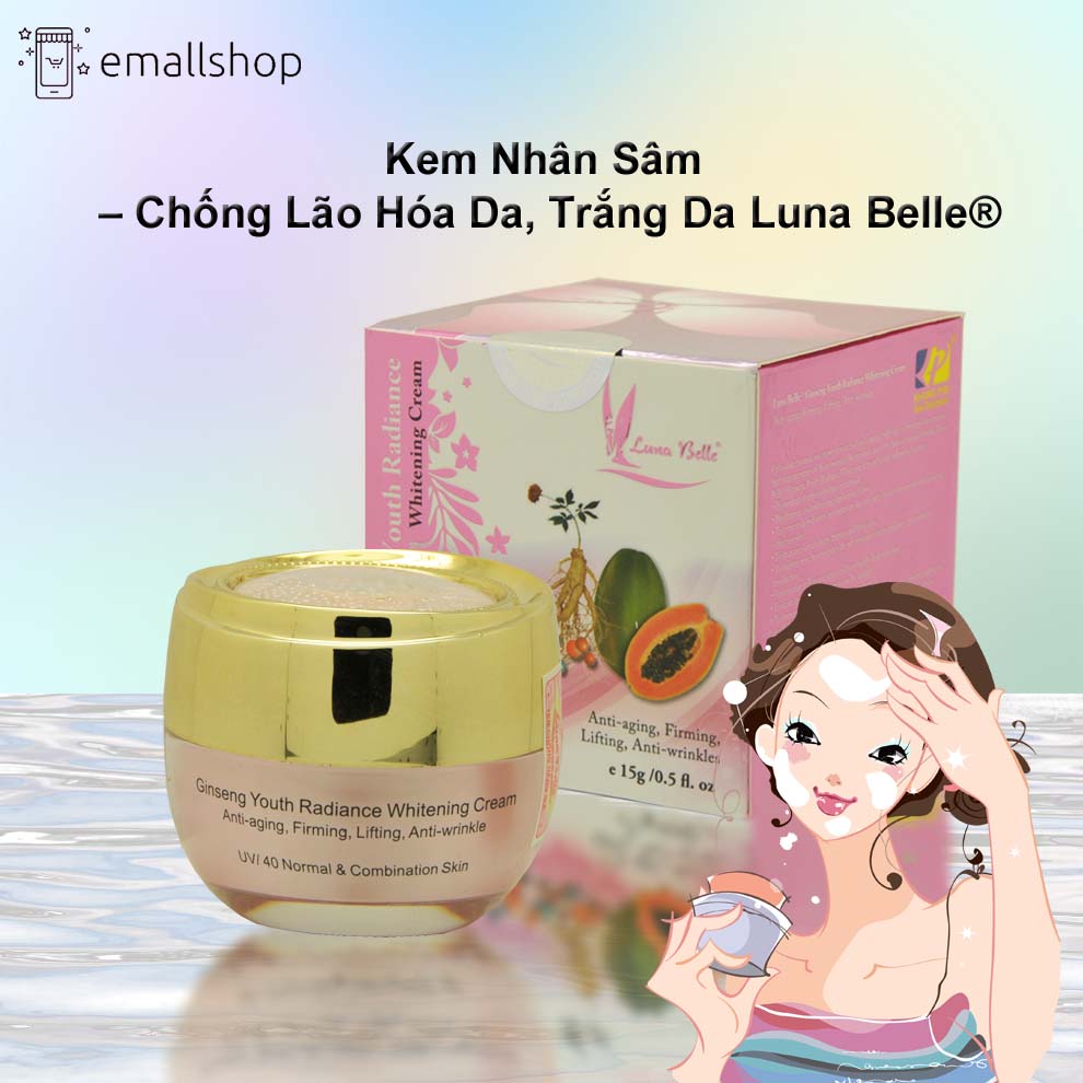 Kem Nhân Sâm – Chống Lão Hóa Da, Trắng Da Luna Belle®